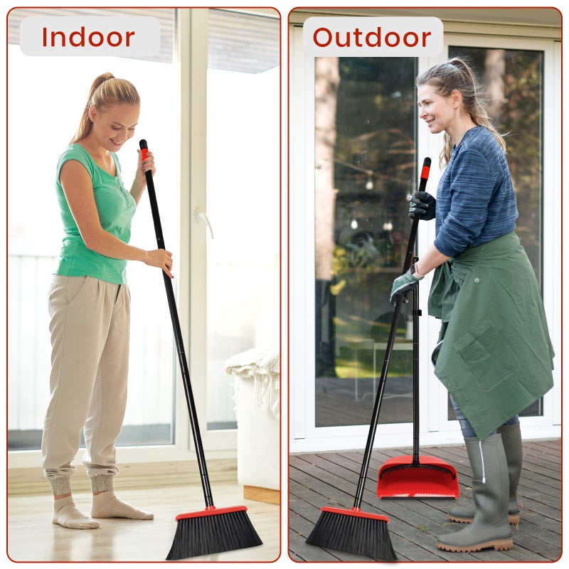 TreeLen Broom and Dustpan Set, 52 inch Broom and Dust Pan Combo for Home - Image 2